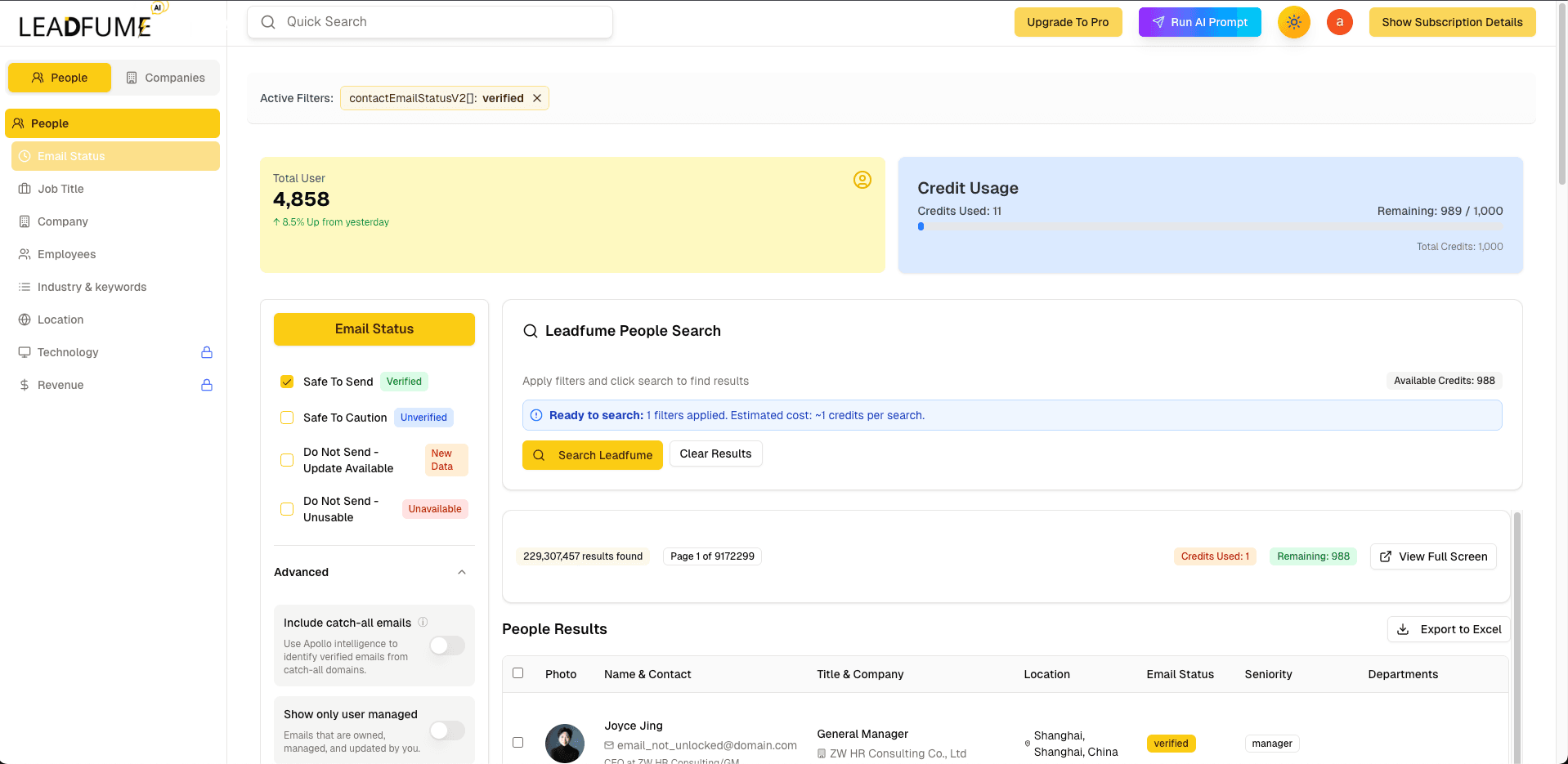 Web Dashboard